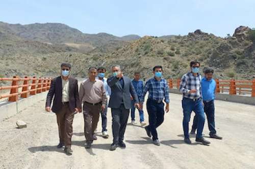 بازدید از پروژه های طرح نهضت ملی مسکن و راه سازی درشهرستان جیرفت